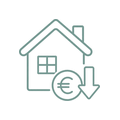 Lower energy bills icon