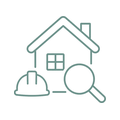 Site inspection and assessment icon