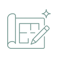 Concept and scope of work icon