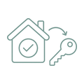 Inspection and handover icon