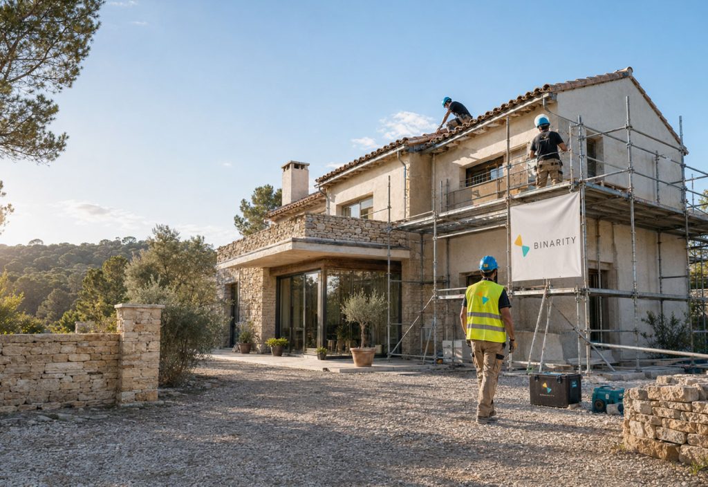 Home renovation and reconstruction in progress